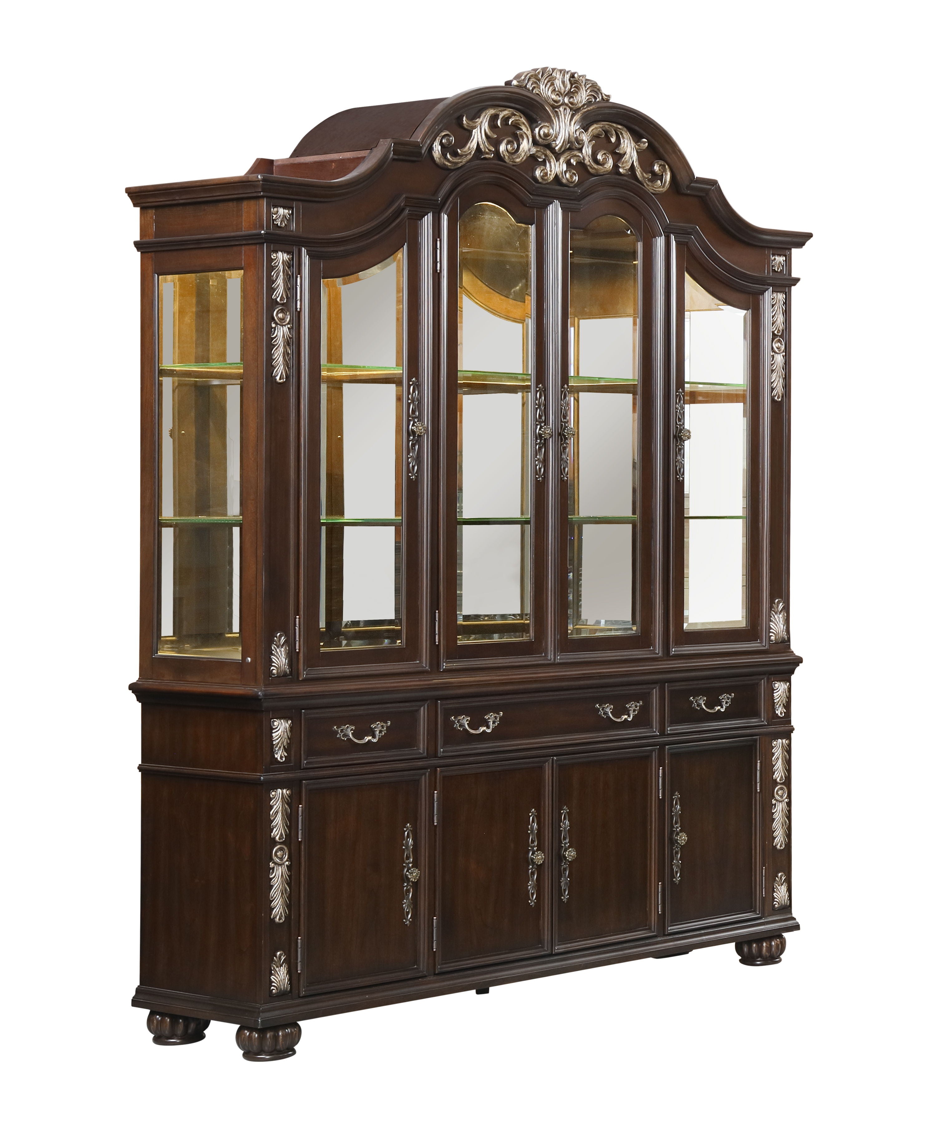 Maximus - China Cabinet Top - Madeira - Premium Hutches from New Classic - Just $1622.50! Shop now at brett interiors