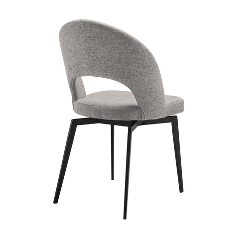 Lucia - Swivel Upholstered Dining Chair (Set of 2) - Premium Chair Sets from Armen Living - Just $615! Shop now at brett interiors