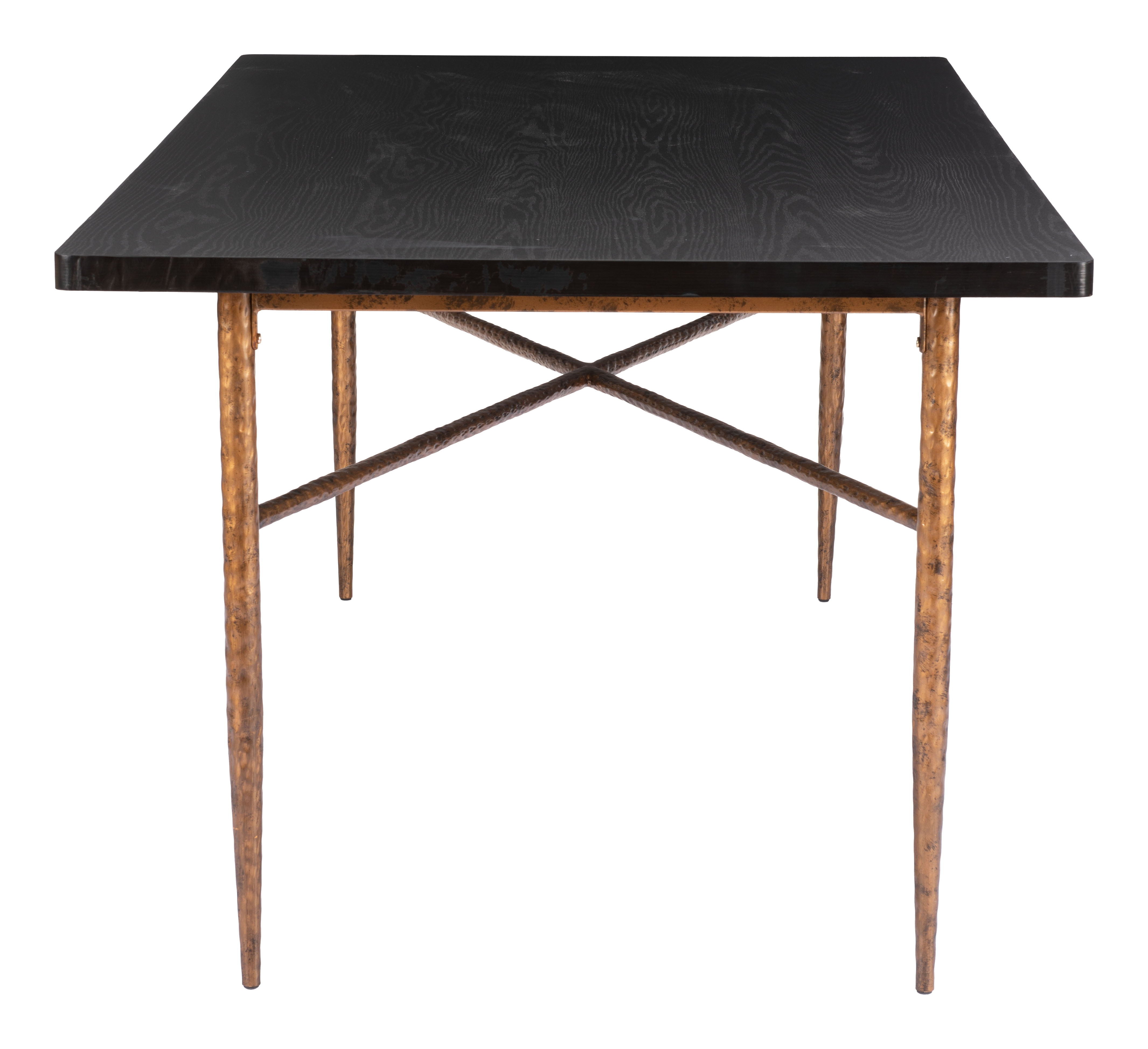 Nida/Norden - Dining Table - Black - Premium Dining Tables from Zuo Modern - Just $2150! Shop now at brett interiors