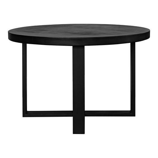 Jedrik - Round Outdoor Dining Table - Black - Premium Dining Tables from Moe's Home Collection - Just $3122.50! Shop now at brett interiors