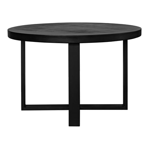 Jedrik - Round Outdoor Dining Table - Black - Premium Dining Tables from Moe's Home Collection - Just $3122.50! Shop now at brett interiors