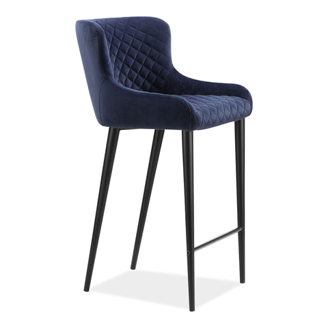 Etta - Barstool - Dark Blue - Premium Bar Height (28"-30") from Moe's Home Collection - Just $747.50! Shop now at brett interiors