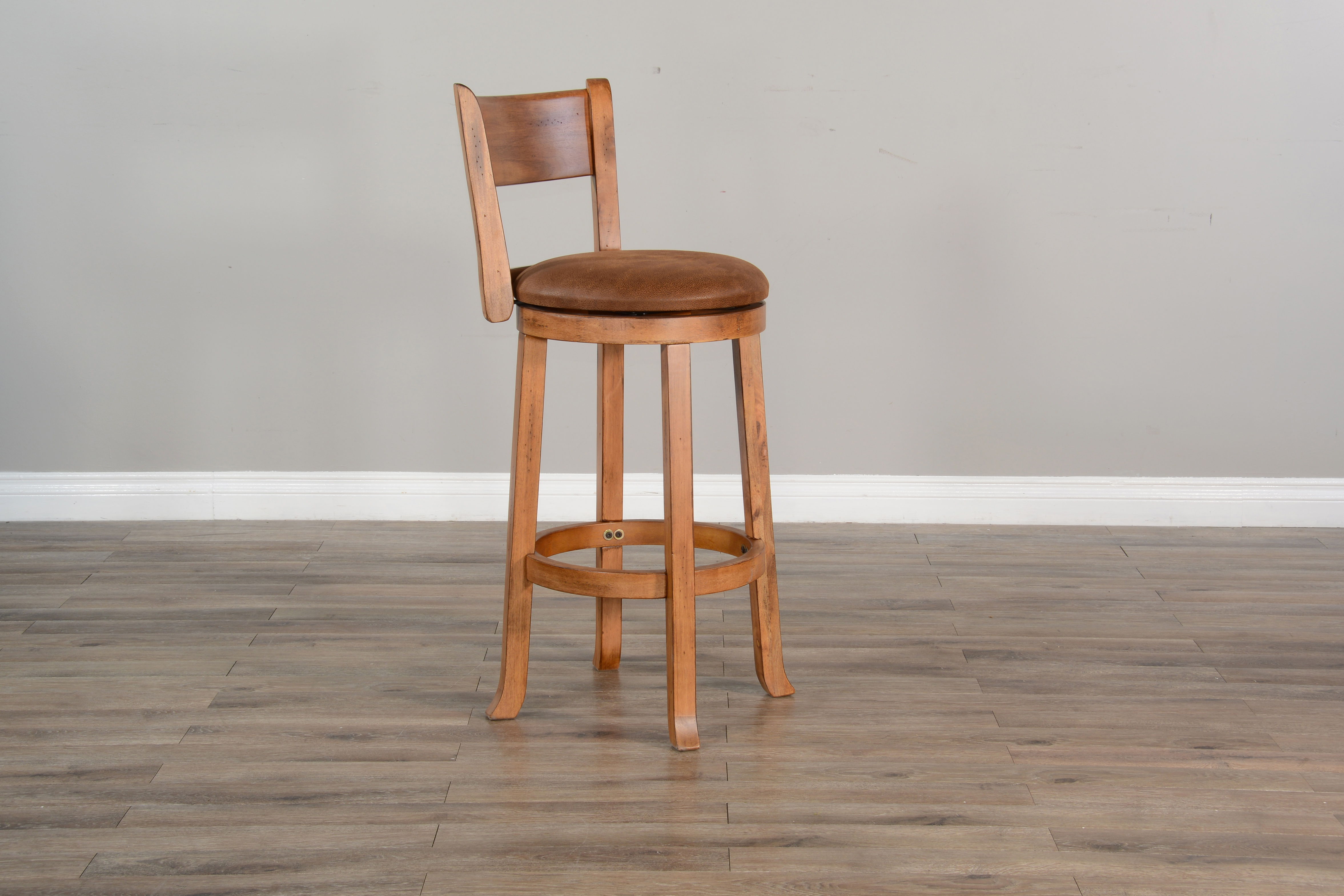 Sedona - Swivel Barstool With Cushion Seat & Back - Premium Bar Height (28"-30") from Sunny Designs - Just $187! Shop now at brett interiors