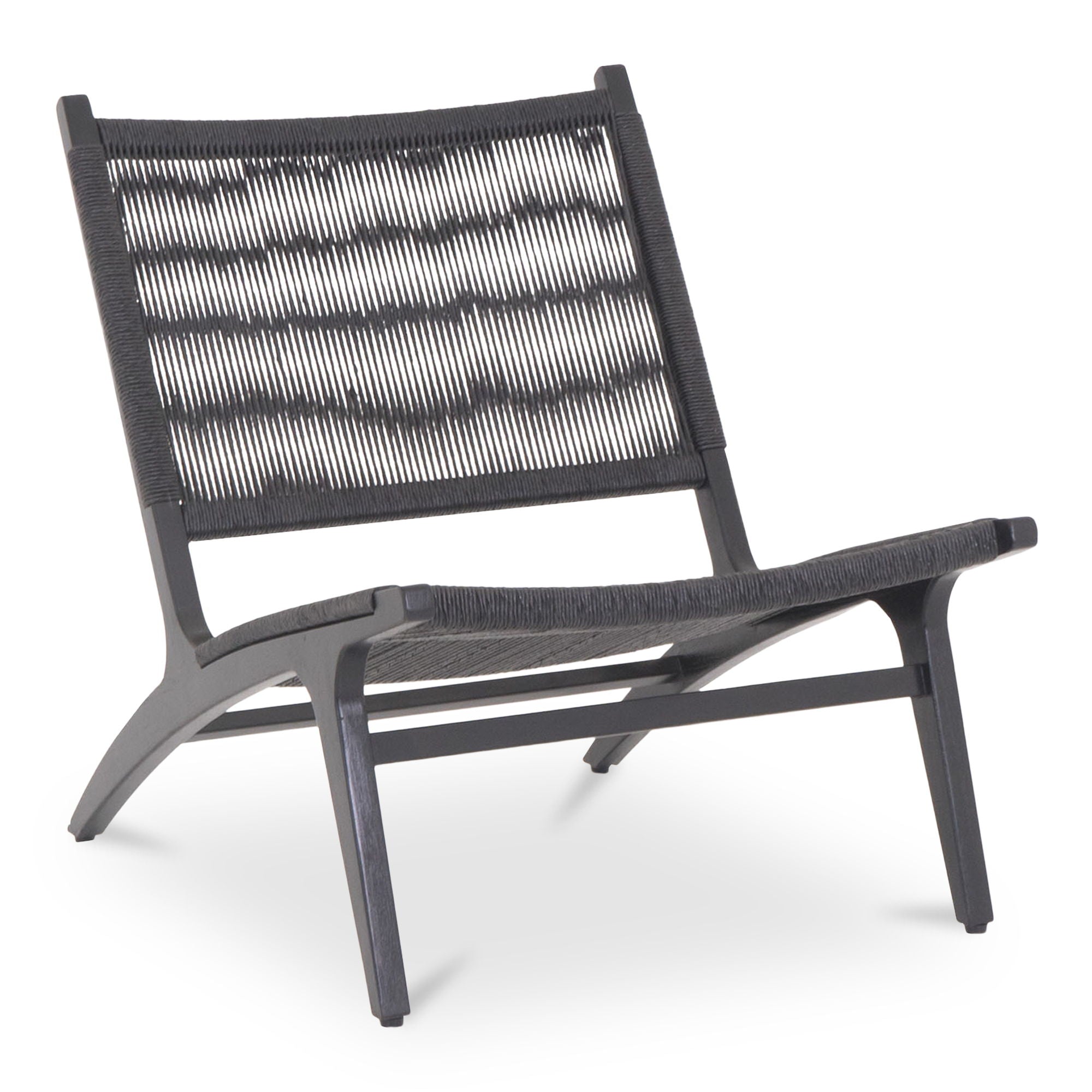 Palma - Outdoor Lounge Chair - Black - Premium Lounge Chairs from Moe's Home Collection - Just $2072.50! Shop now at brett interiors