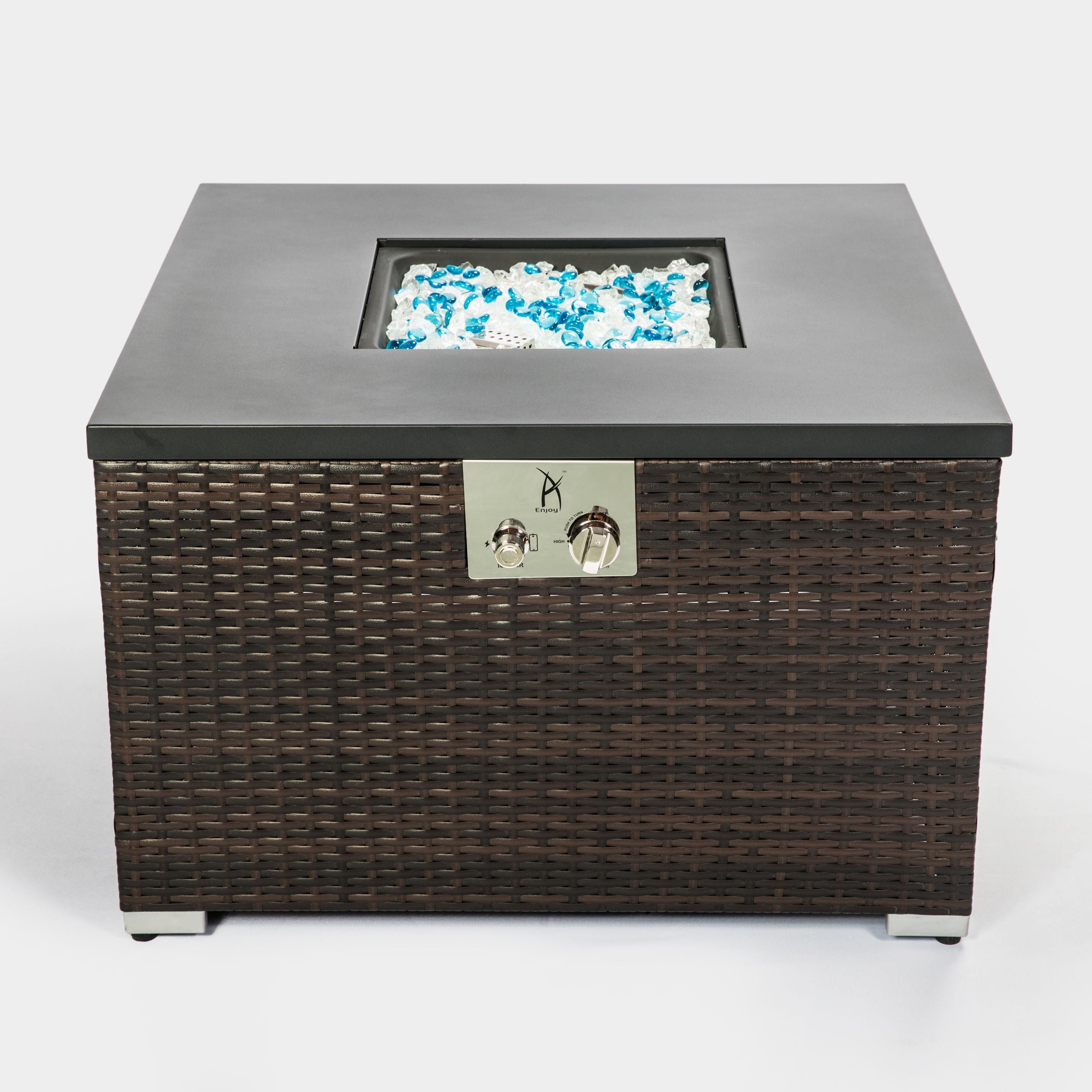 Outdoor Rectangle Fire Pit Table And Propane Tank Cover - Premium Fire Pits from AS Outdoor Heating - Just $163! Shop now at brett interiors