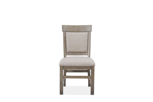 Tinley Park - Dining Side Chair With Upholstered Seat & Back (Set Of 2) - Dove Tail Grey - Premium Chair Sets from Magnussen Furniture - Just $700! Shop now at brett interiors