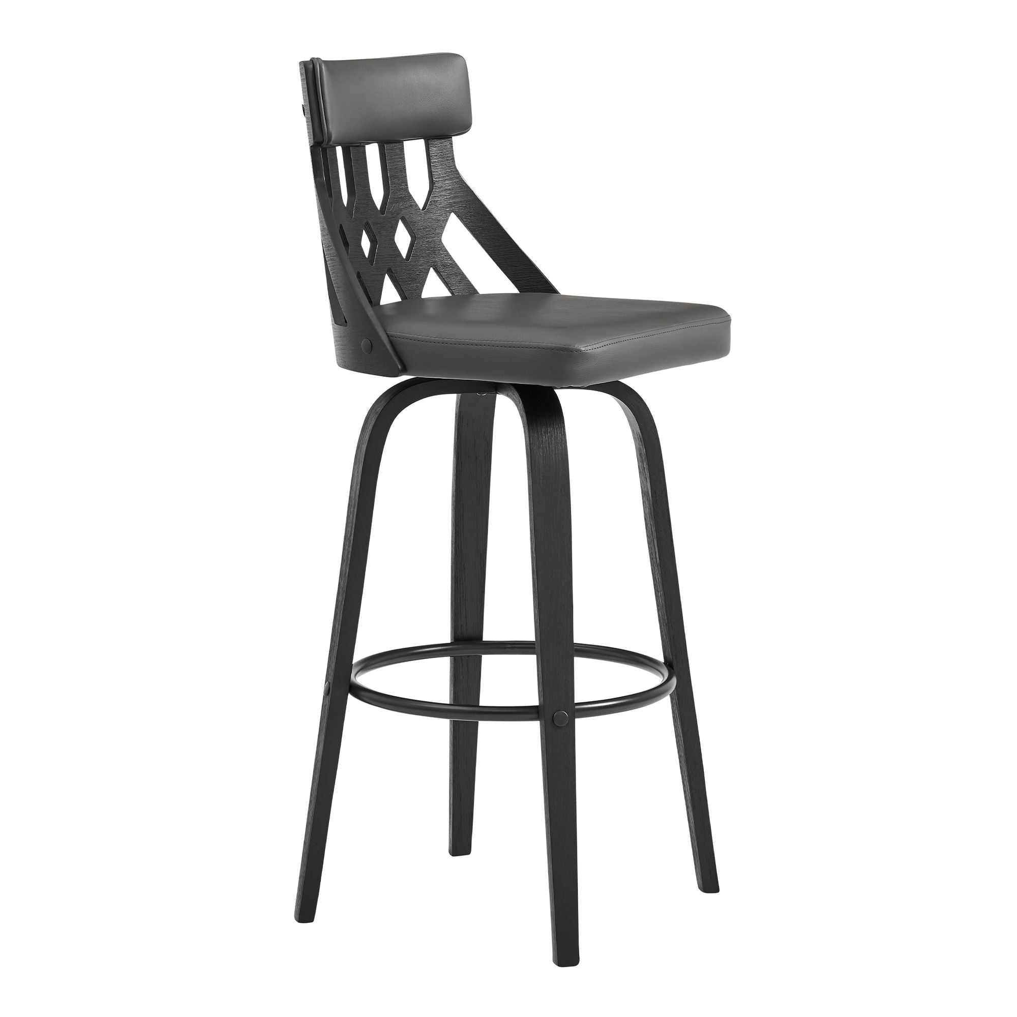 Crux - Swivel Stool - Premium Counter Height (24"-27") from Armen Living - Just $280! Shop now at brett interiors