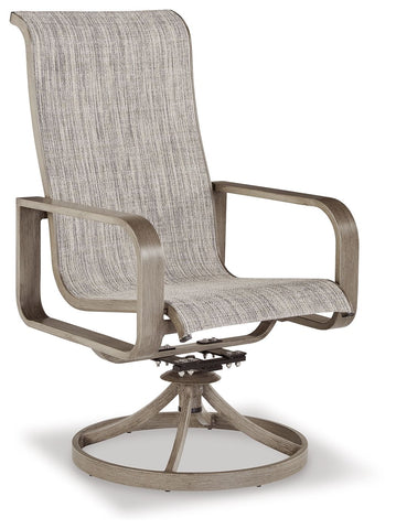 Beach Front - Sling Swivel Chair - Premium Chair Sets from Signature Design by Ashley® - Just $1010.63! Shop now at brett interiors