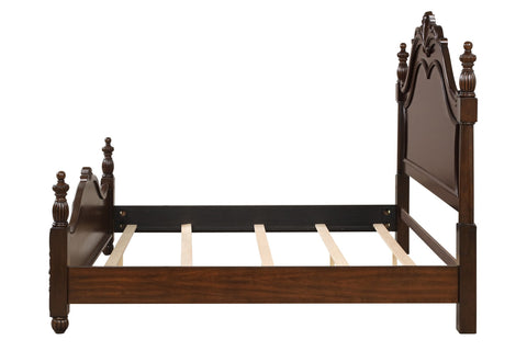 Vienna - 6/0 Western King Bed - Dark Brown - Premium Panel Beds from New Classic - Just $797.50! Shop now at brett interiors