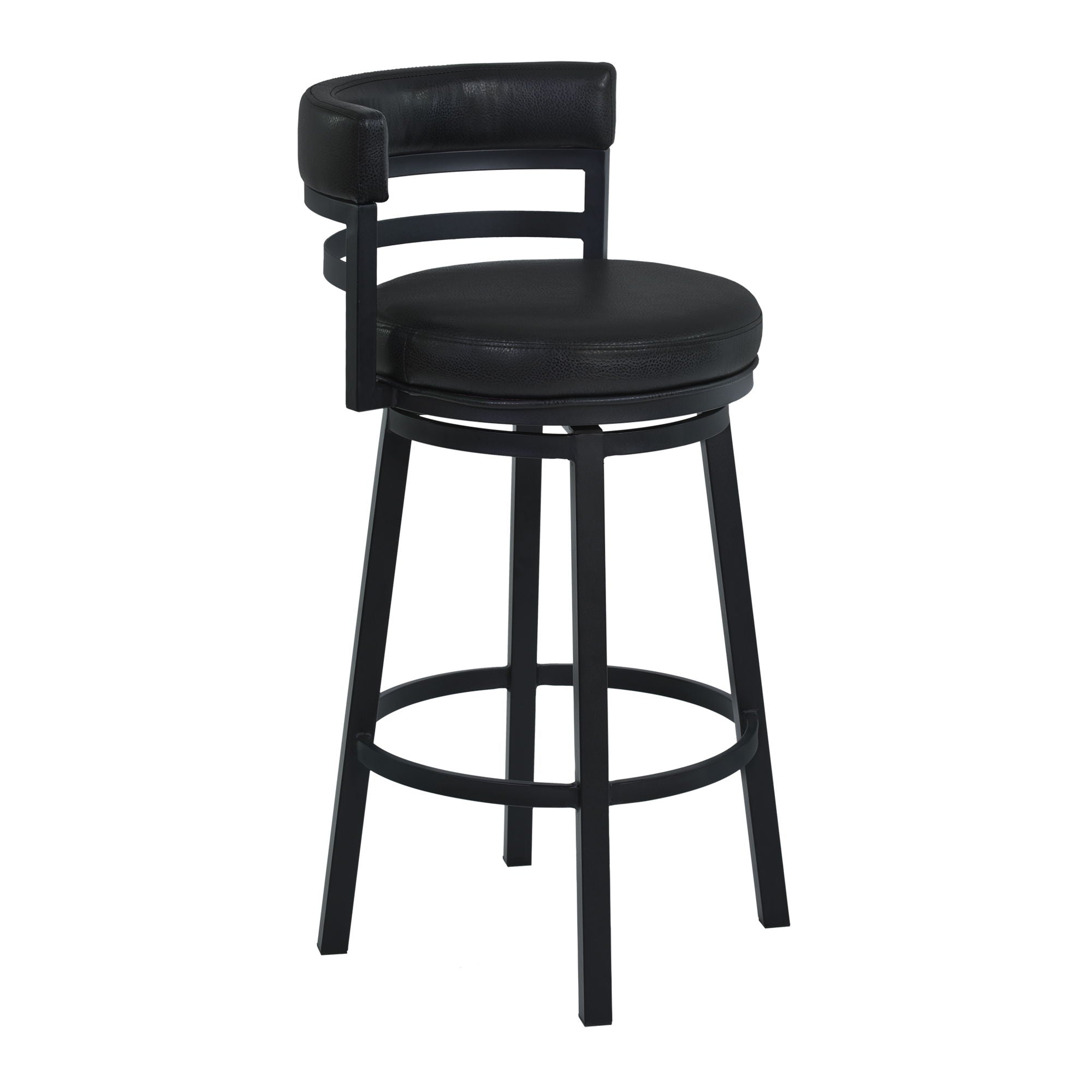 Madrid - Swivel Bar Stool - Auburn Bay - Premium Counter Height (24"-27") from Armen Living - Just $355! Shop now at brett interiors