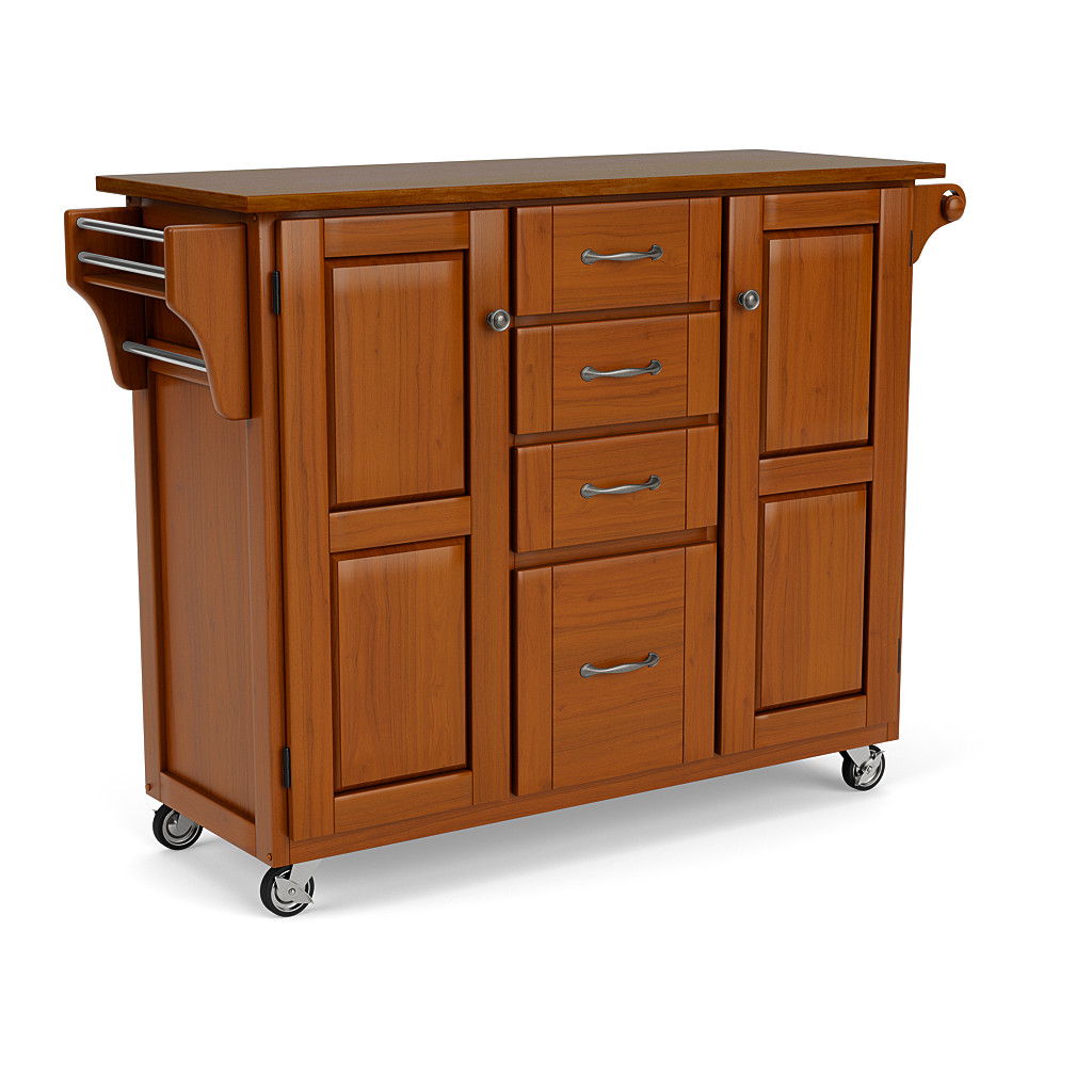 Create-A-Cart - Kitchen Cart With Wood Top - Premium Islands & Carts from Homestyles - Just $1002.48! Shop now at brett interiors