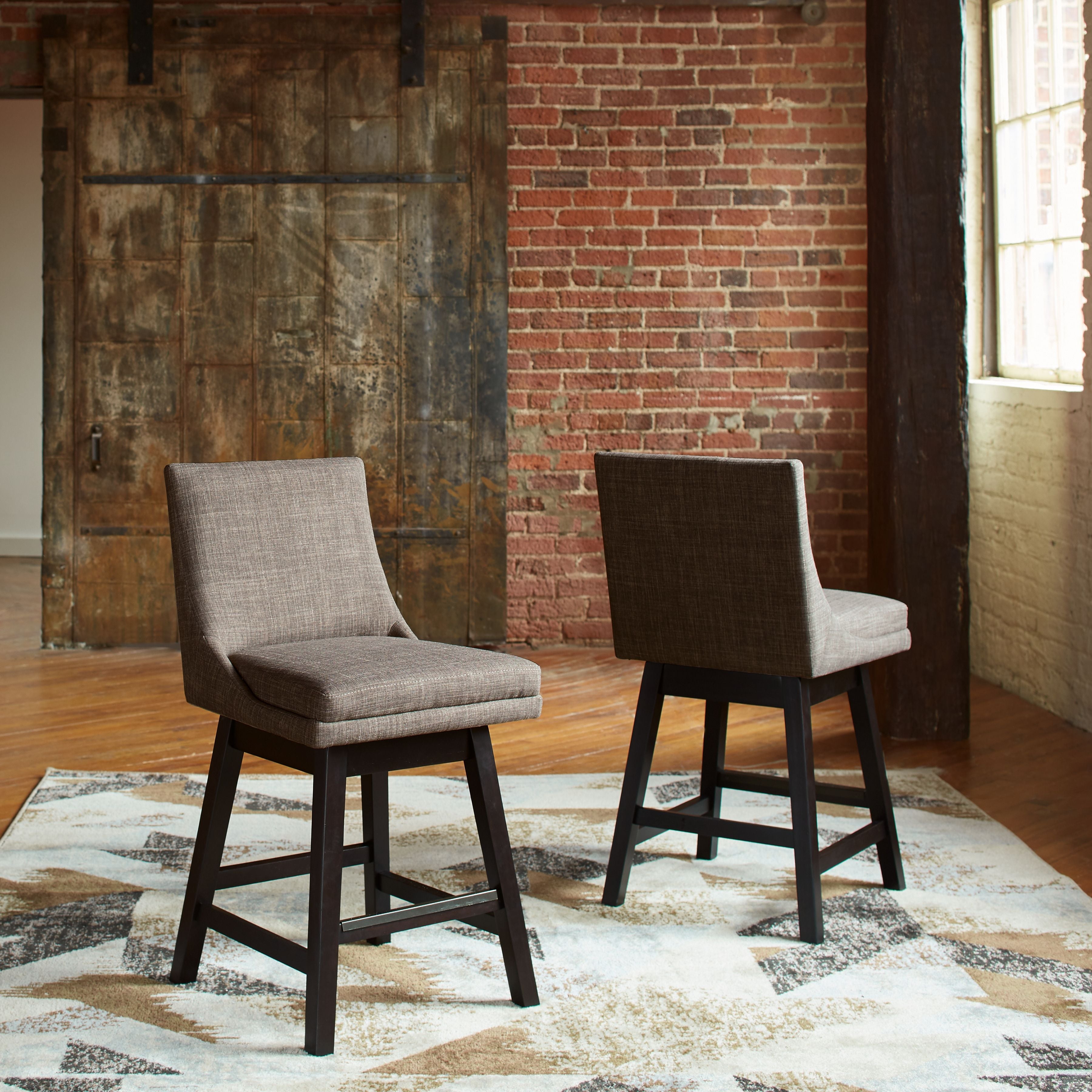 Tallenger - Swivel Barstool (Set of 2) - Premium Stool Sets from Signature Design by Ashley® - Just $444.70! Shop now at brett interiors