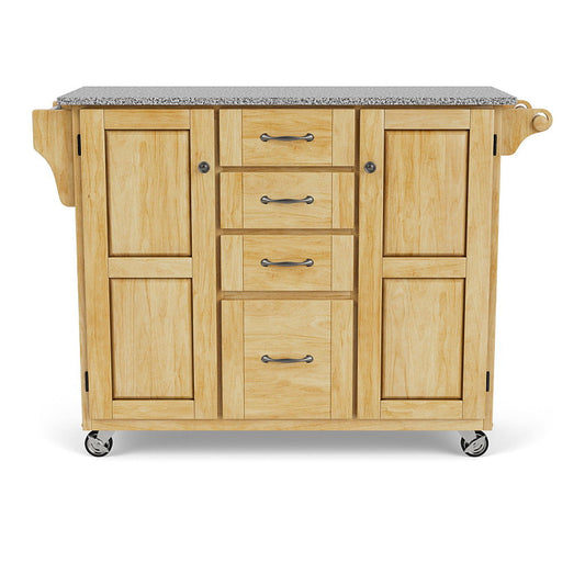 Create-A-Cart - Kitchen Cart - Pepper Granite Top - Premium Islands & Carts from Homestyles - Just $1372.48! Shop now at brett interiors