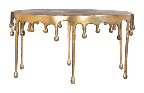 Drip - Coffee Table - Antique Brass - Premium Coffee Tables from Zuo Modern - Just $1950! Shop now at brett interiors