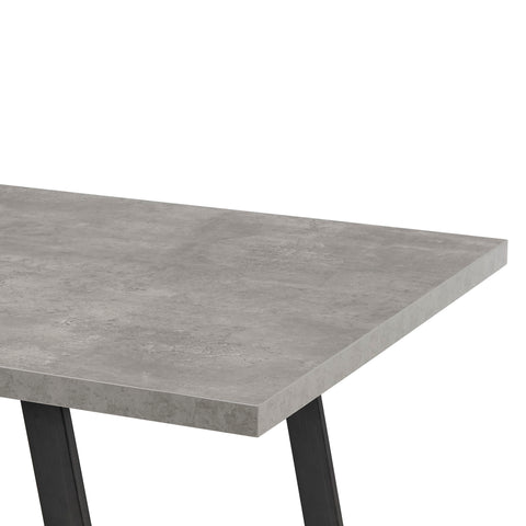 Coronado - Contemporary Dining Table Cement Top - Gray Powder - Premium Dining Tables from Armen Living - Just $962.50! Shop now at brett interiors