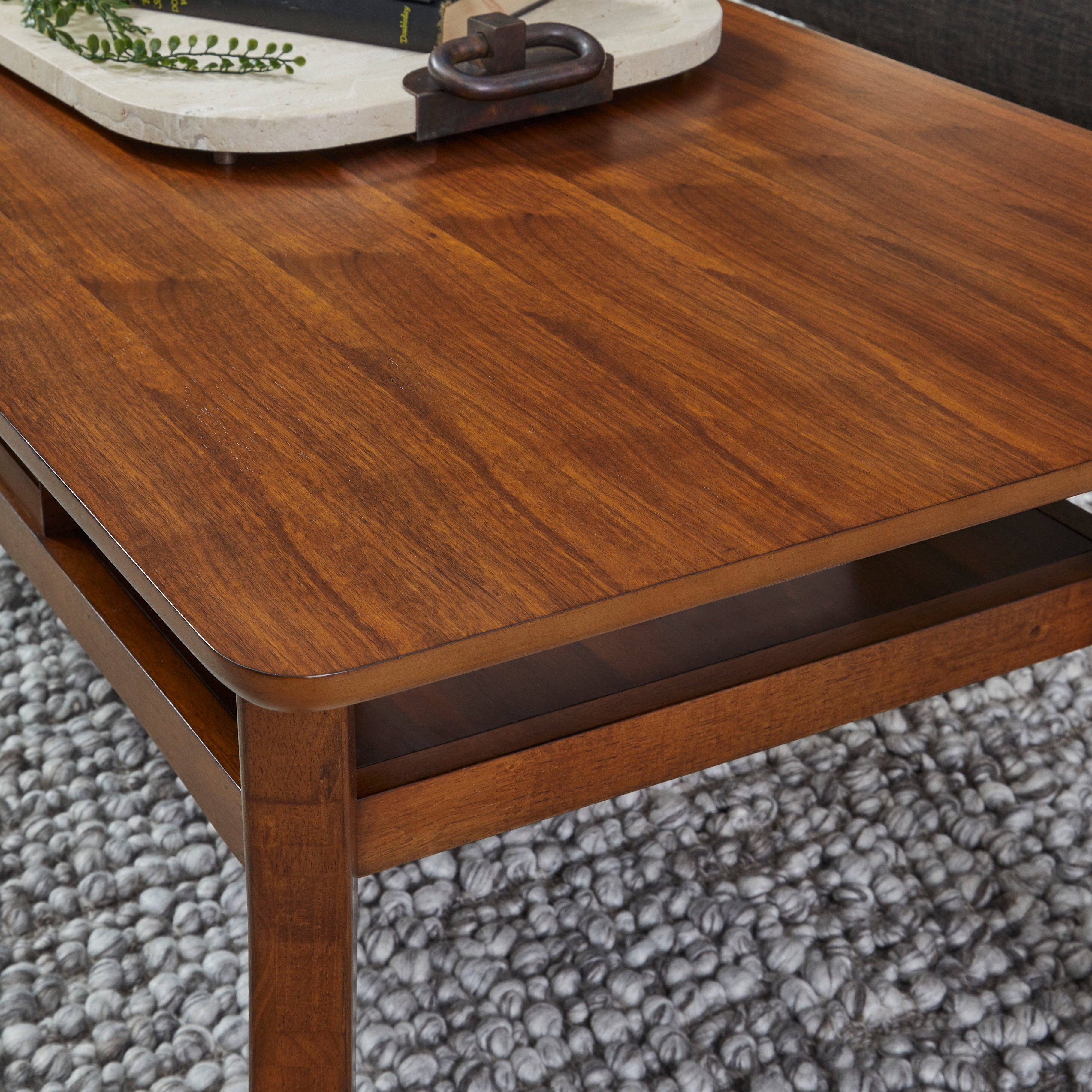 Ludwig - Occasional Rectangular Coffee Table with Drawer - Dark Brown - Premium Coffee Tables from Flexsteel - Just $462.50! Shop now at brett interiors