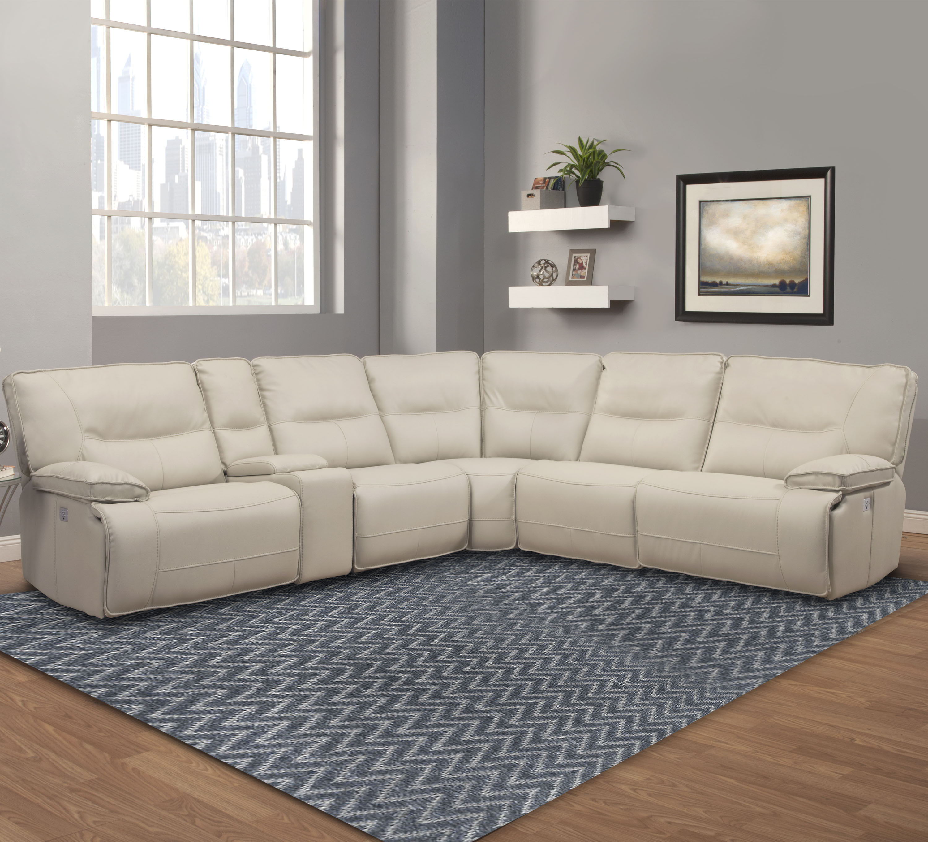 Spartacus - 6 Piece Power Reclining Sectional - Premium Reclining Sectionals from Parker Living - Just $3372.50! Shop now at brett interiors