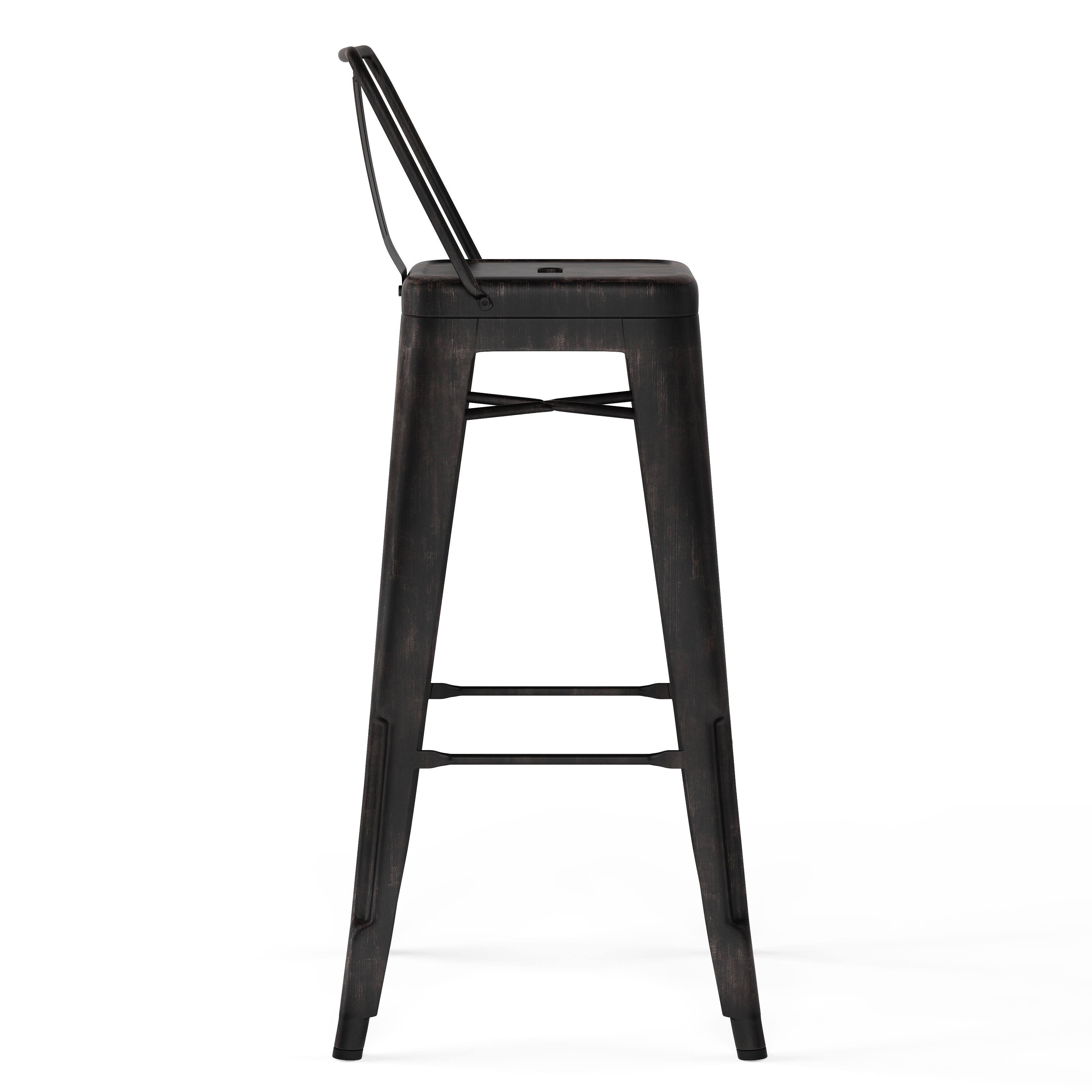 Rayne - 30" Metal Bar Stool - Premium Stool Sets from Simpli Home - Just $180! Shop now at brett interiors