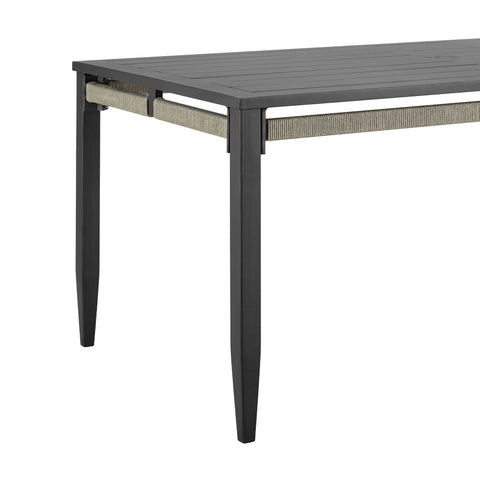 Zella - Rectangular Dining Table - Charcoal / Light Gray - Premium Dining Tables from Armen Living - Just $1312.50! Shop now at brett interiors