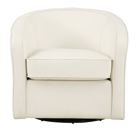 Acadia - Swivel Accent Chair - White - Premium Swivel Chairs from Coast2Coast Home - Just $1485! Shop now at brett interiors