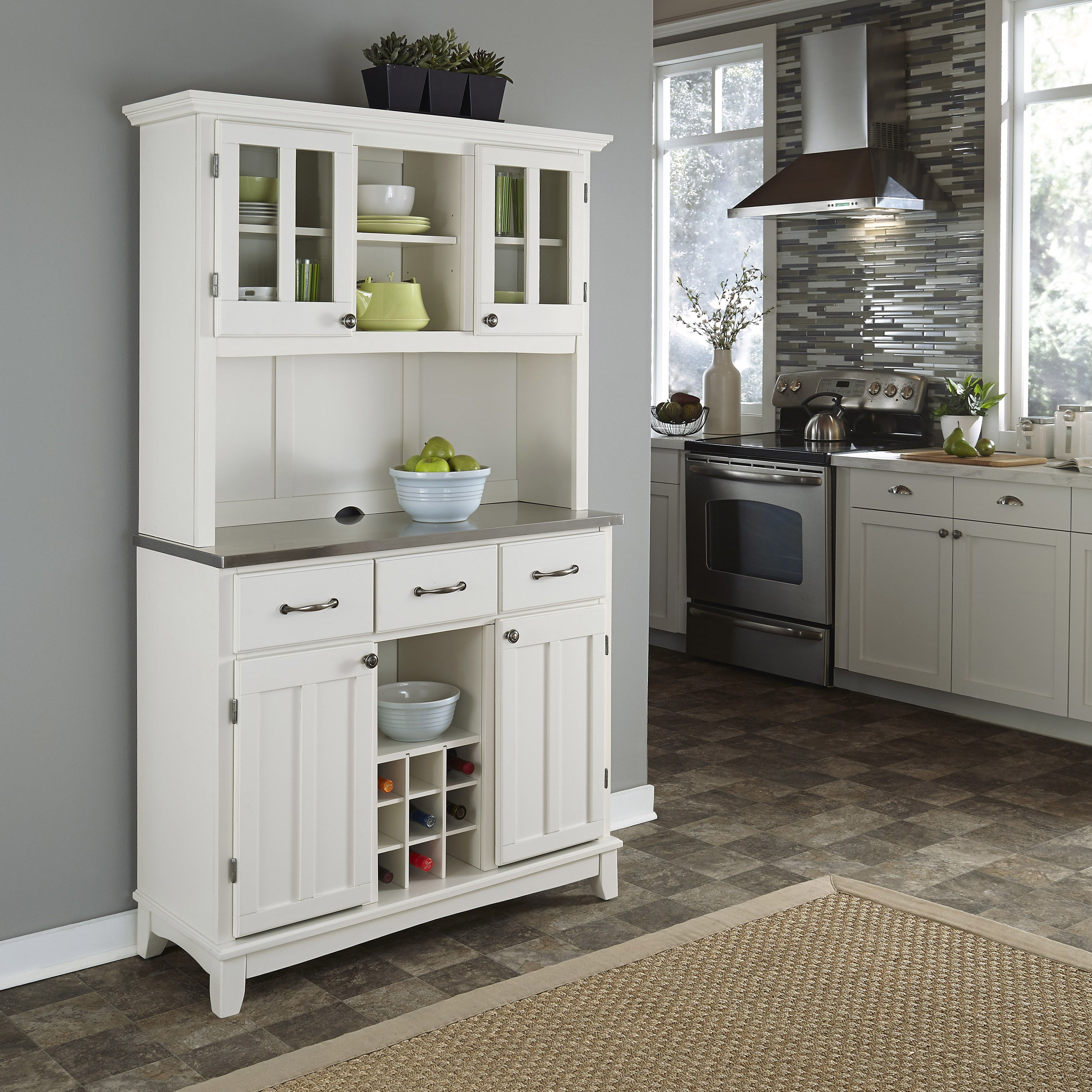 Hampton - Buffet with Hutch - Premium Hutches & Buffets from Homestyles - Just $1574.98! Shop now at brett interiors