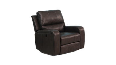 Linton - Leather Glider Recliner With Power Footrest - Premium Glider Chairs from New Classic - Just $860! Shop now at brett interiors