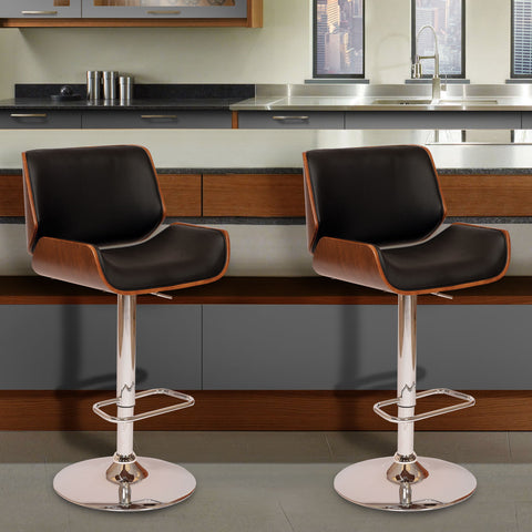 London - Adjustable Height Swivel Bar Stool - Premium Adjustable Height from Armen Living - Just $235! Shop now at brett interiors