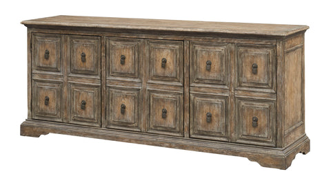 Christian - Three Door Credenza - Niko Russet Brown - Premium Credenzas from Coast2Coast Home - Just $6600! Shop now at brett interiors