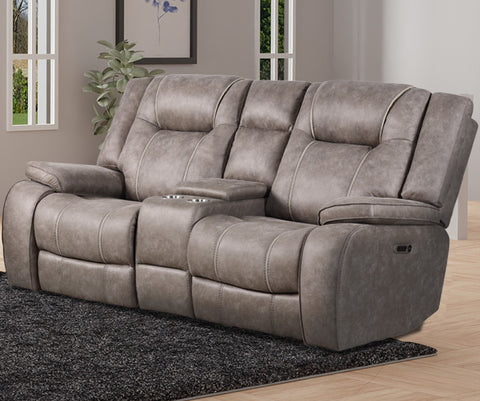 Blake - Reclining Console Loveseat - Desert Taupe - Premium Reclining Loveseats from Parker Living - Just $972.50! Shop now at brett interiors