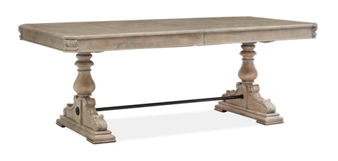 Marisol - Trestle Dining Table - Fawn - Premium Dining Tables from Magnussen Furniture - Just $1868! Shop now at brett interiors