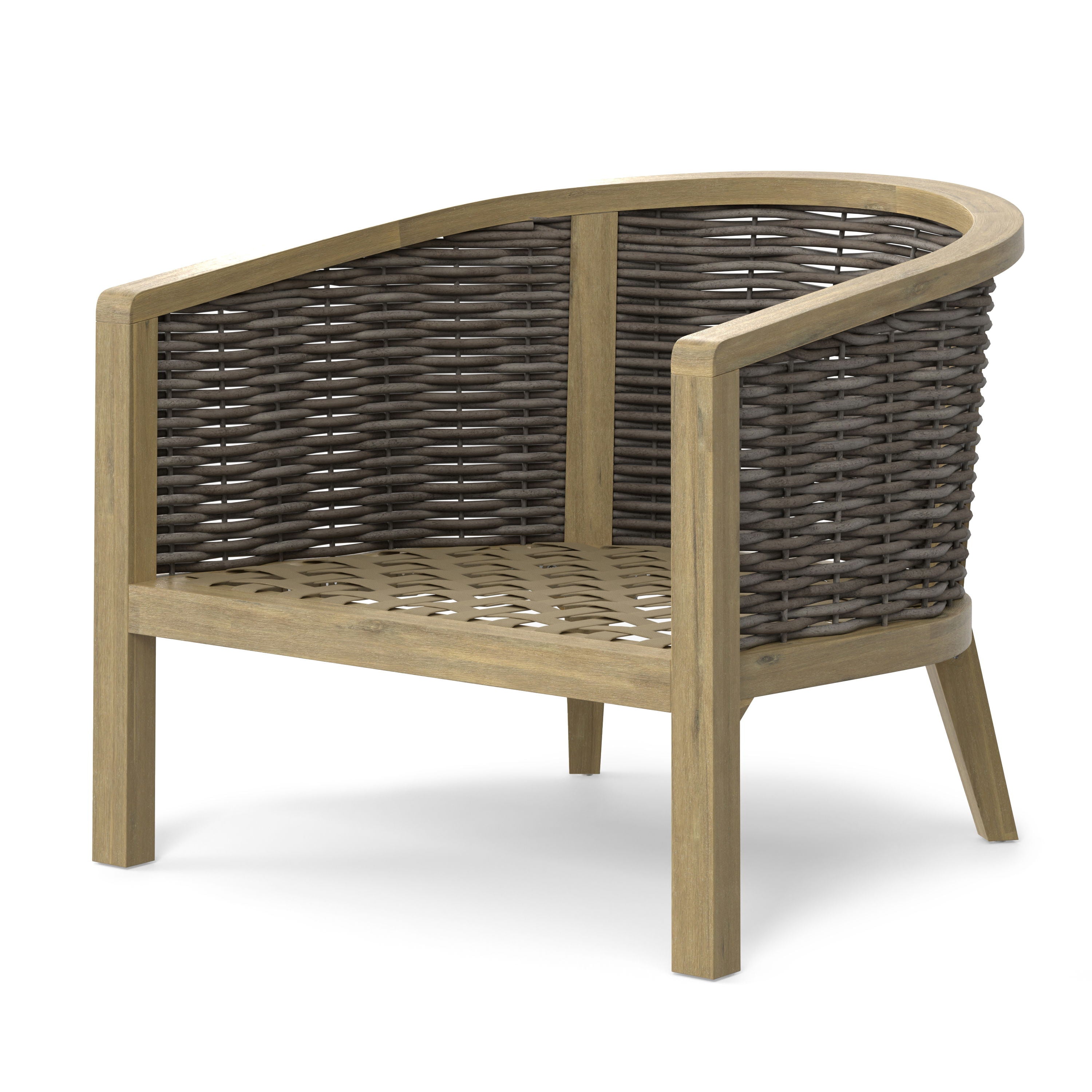 Parkside - Outdoor Conversation Chair (Set of 2) - Natural - Premium Chair Sets from Simpli Home - Just $1641! Shop now at brett interiors