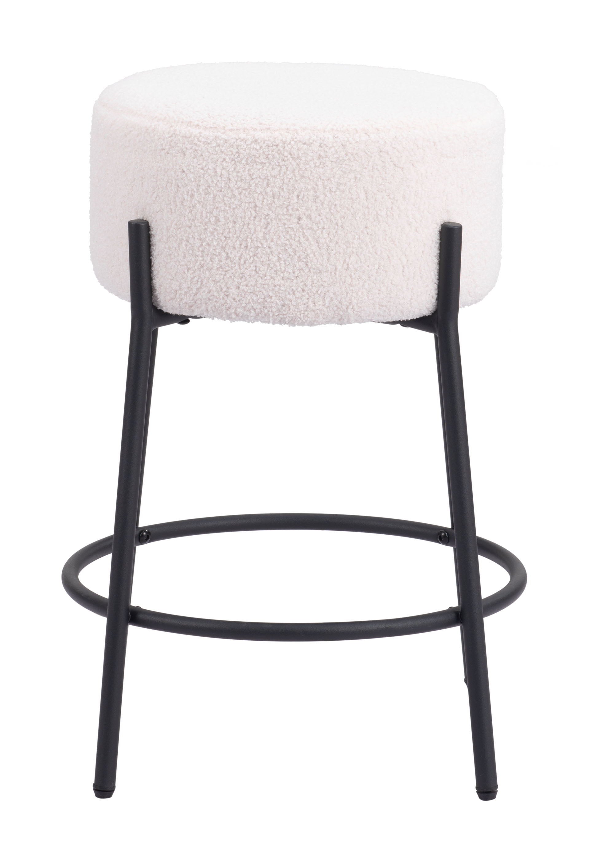 Blanche - Counter Stool (Set of 2) - Ivory - Premium Stool Sets from Zuo Modern - Just $650! Shop now at brett interiors