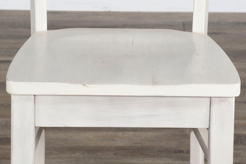 Bayside - Ladderback Chair - White - Premium Side Chairs from Sunny Designs - Just $163! Shop now at brett interiors