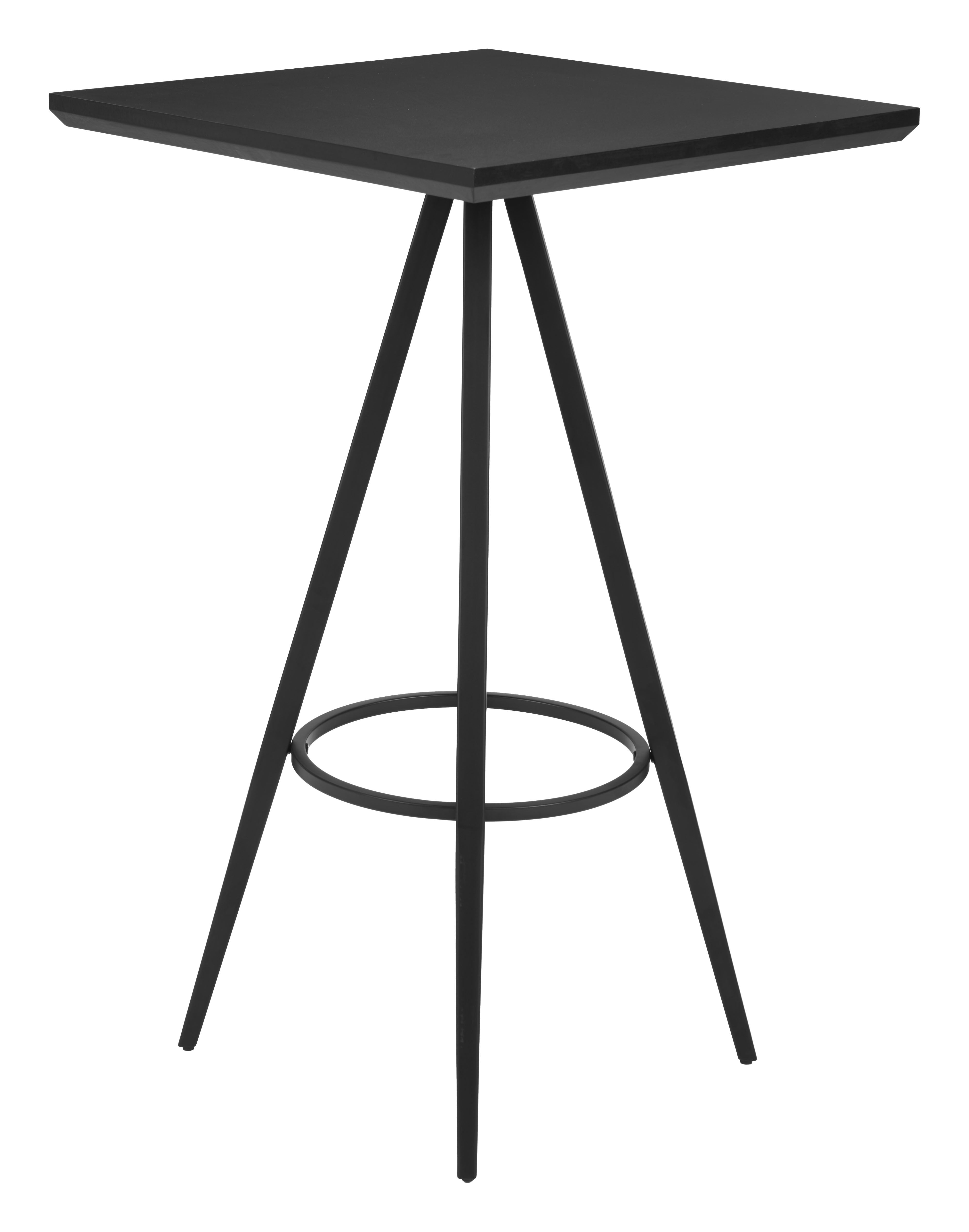 Tinos - Bar Table - Black - Premium Bar Tables from Zuo Modern - Just $975! Shop now at brett interiors