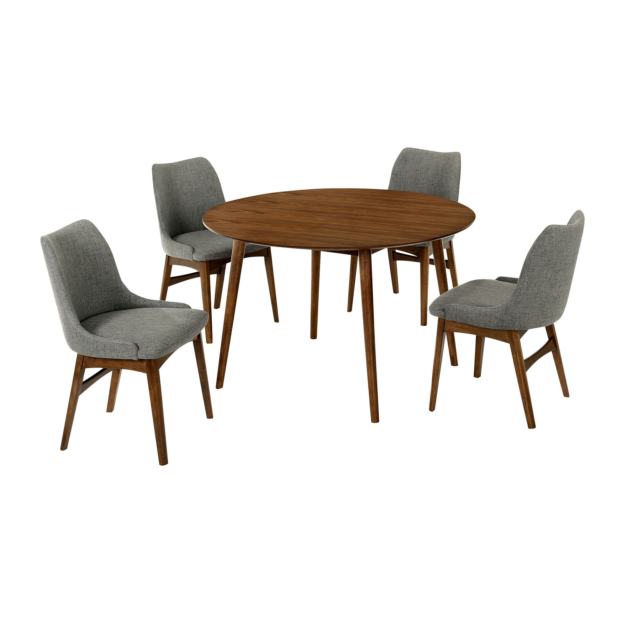 Arcadia - Round Dining Set - Premium 5 Piece Dining Room Sets from Armen Living - Just $1312.50! Shop now at brett interiors