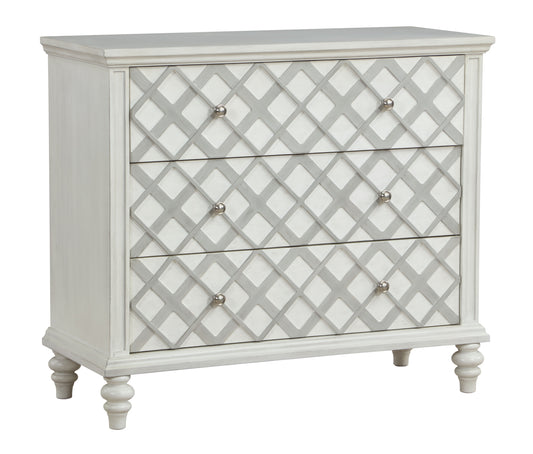 Nano - Three Drawer Accent Chest - White / Gray - Premium Accent Chests from Coast2Coast Home - Just $2475! Shop now at brett interiors