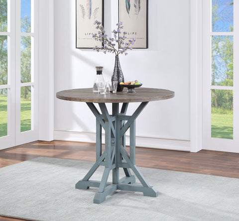 Bar Harbor - Round Counter Height Dining Table - Blue - Premium Dining Tables from Coast2Coast Home - Just $2475! Shop now at brett interiors