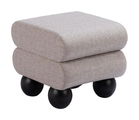 Davao - Ottoman - Gray - Premium Upholstered Ottomans from Zuo Modern - Just $1250! Shop now at brett interiors