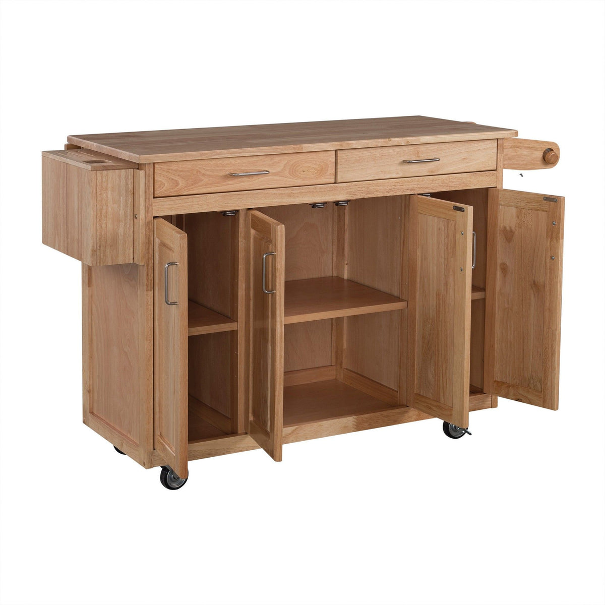 General Line - Kitchen Cart With 2 Drawers - Light Brown - 35.5" - Premium Bars & Bar Carts from Homestyles - Just $1499.98! Shop now at brett interiors