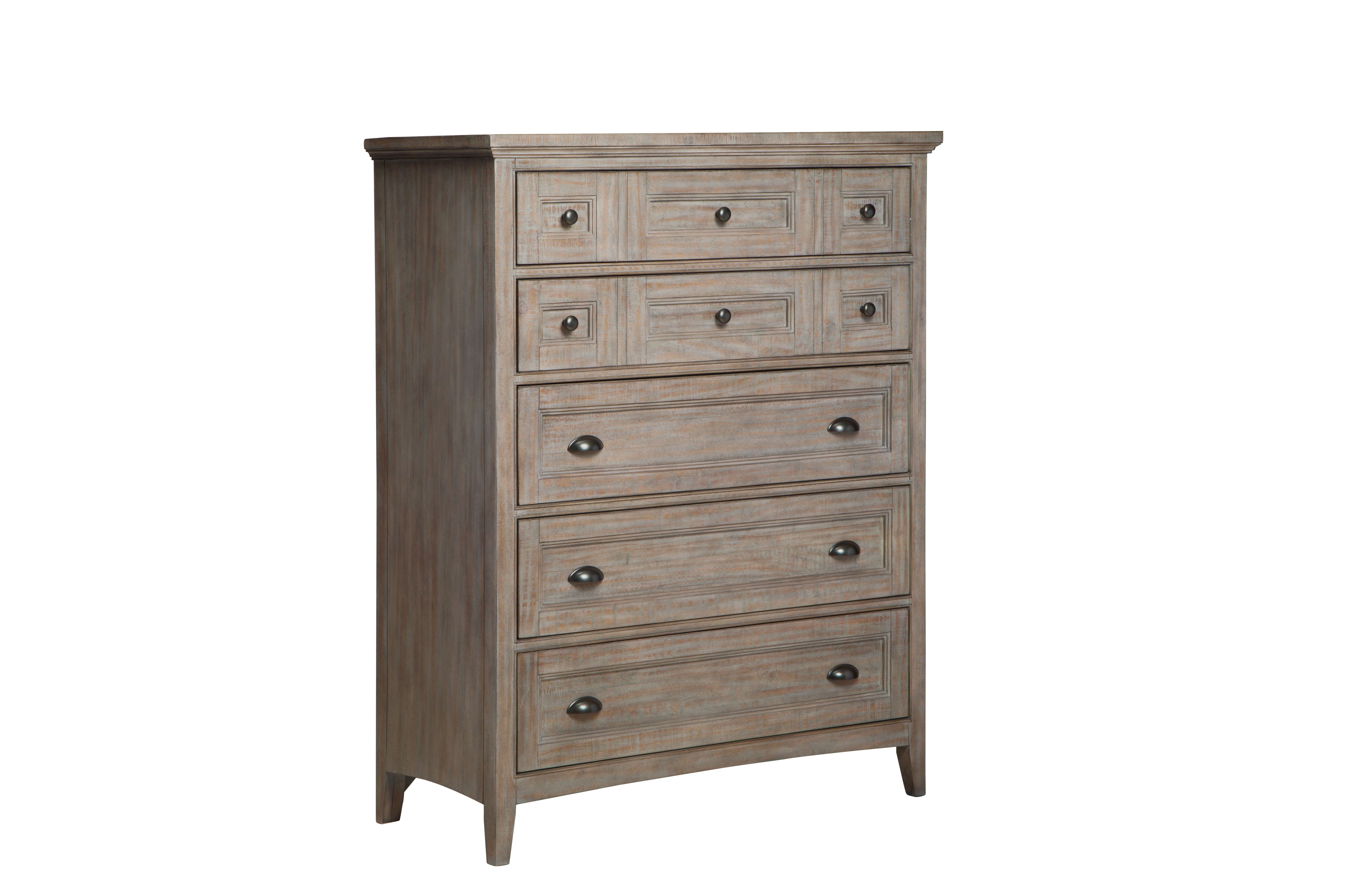 Paxton Place - Wood Drawer Chest - Dove Tail Grey - Premium Accent Chests from Magnussen Furniture - Just $1489! Shop now at brett interiors