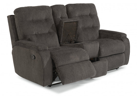 Kerrie - Loveseat with Console - Premium Reclining Loveseats from Flexsteel - Just $2375! Shop now at brett interiors