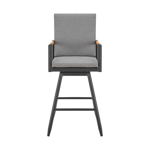 Crown - Outdoor Patio Swivel Bar Stool - Premium Counter Height (24"-27") from Armen Living - Just $862.50! Shop now at brett interiors