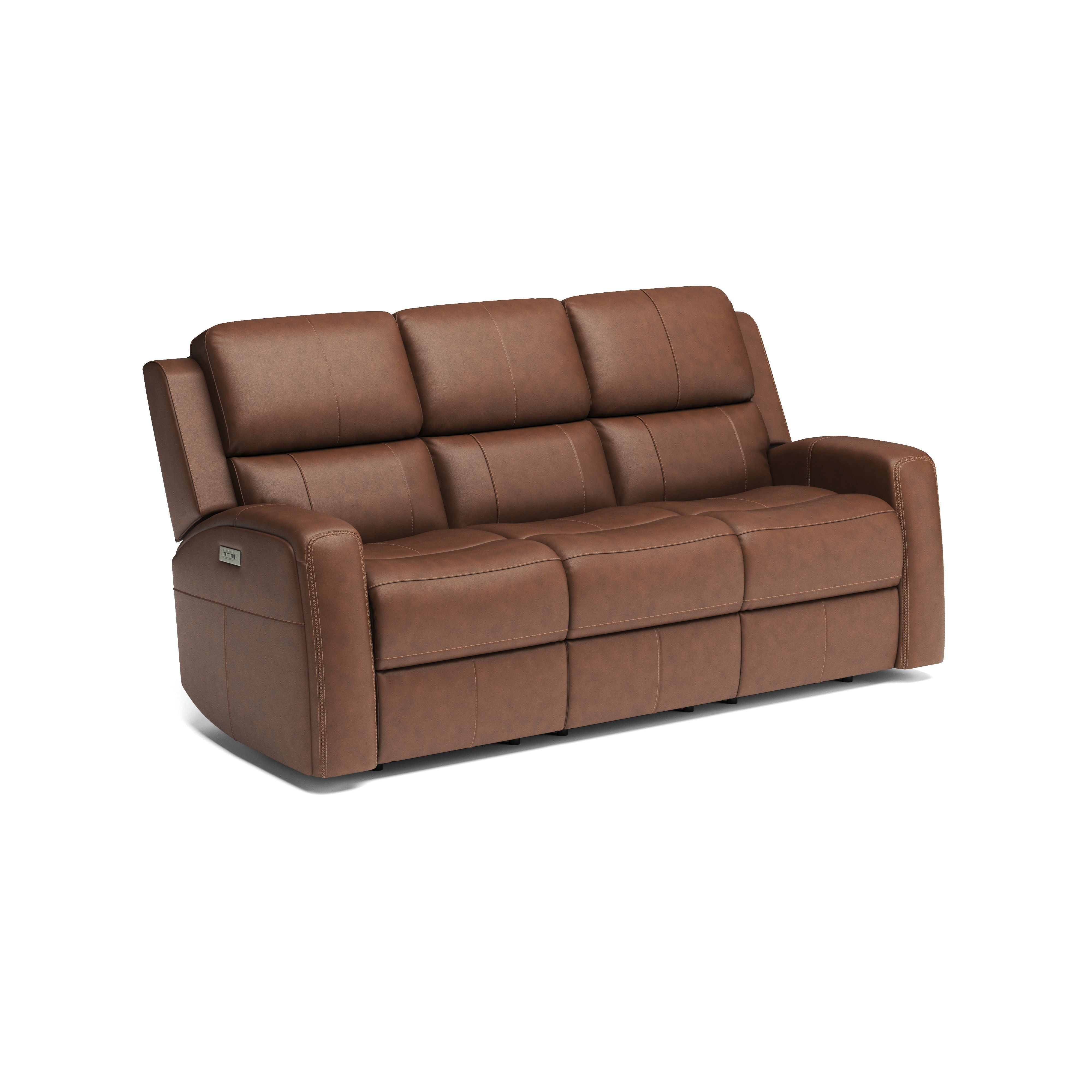 Linden - Power Reclining Sofa with Power Headrests & Lumbar - Premium Reclining Sofas from Flexsteel - Just $3562.50! Shop now at brett interiors