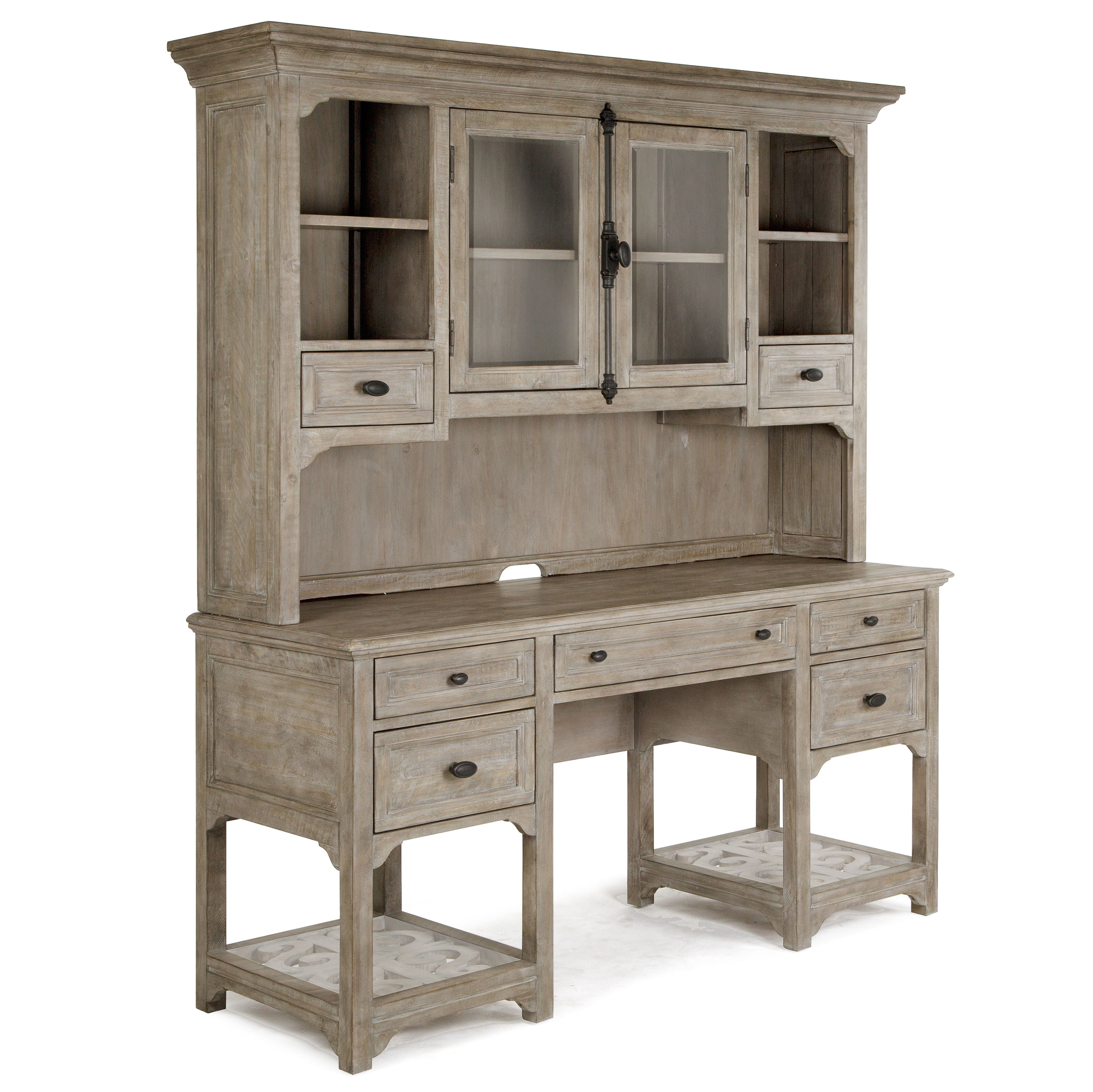 Tinley Park - Desk - Dove Tail Grey - Premium Writing Desks from Magnussen Furniture - Just $3188! Shop now at brett interiors