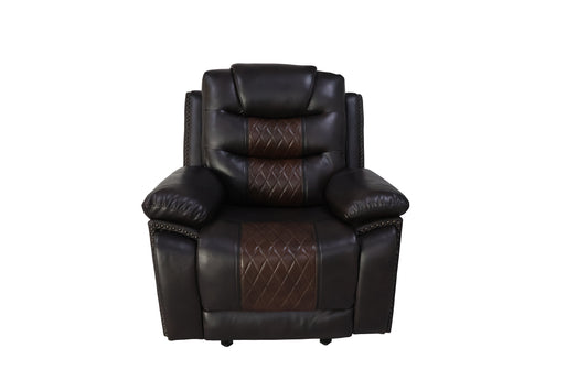 Nikko - Glider Recliner With Power Footrest - Brown - Premium Glider Chairs from New Classic - Just $685! Shop now at brett interiors