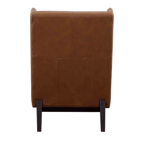 Buckman - Accent Chair - Brown / Glossy Black - Premium Wingback Chairs from Coast2Coast Home - Just $4950! Shop now at brett interiors