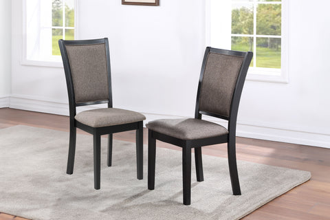 Potomac - Dining Chair (Set of 2) - Black - Premium Chair Sets from New Classic - Just $220! Shop now at brett interiors