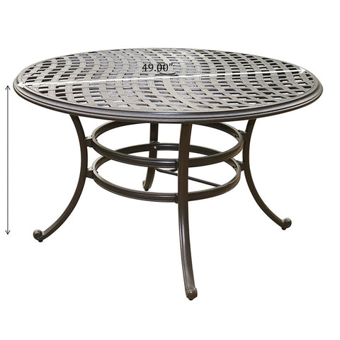 Round Dining Table - Espresso Brown - Premium Dining Tables from Gather Craft - Just $741! Shop now at brett interiors