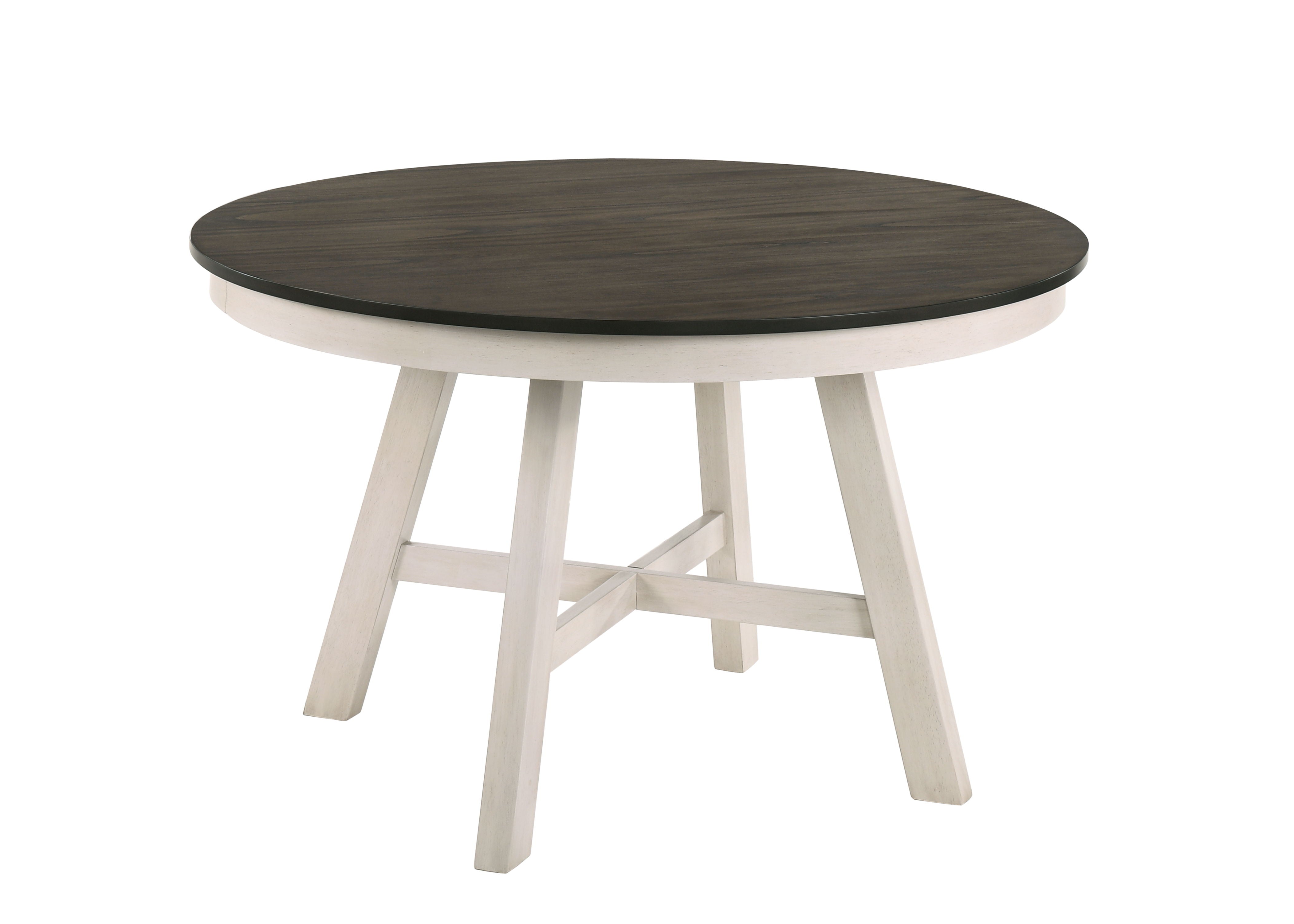 Maisie - Round Table - White / Brown - Premium Dining Tables from New Classic - Just $447.50! Shop now at brett interiors