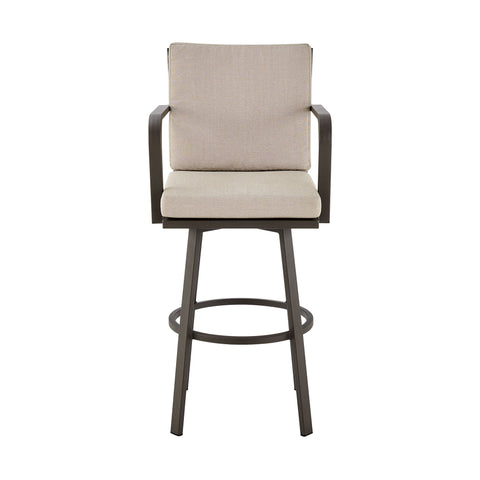 Arnauld - Outdoor Patio Bar Stool - Premium Counter Height (24"-27") from Armen Living - Just $622.50! Shop now at brett interiors